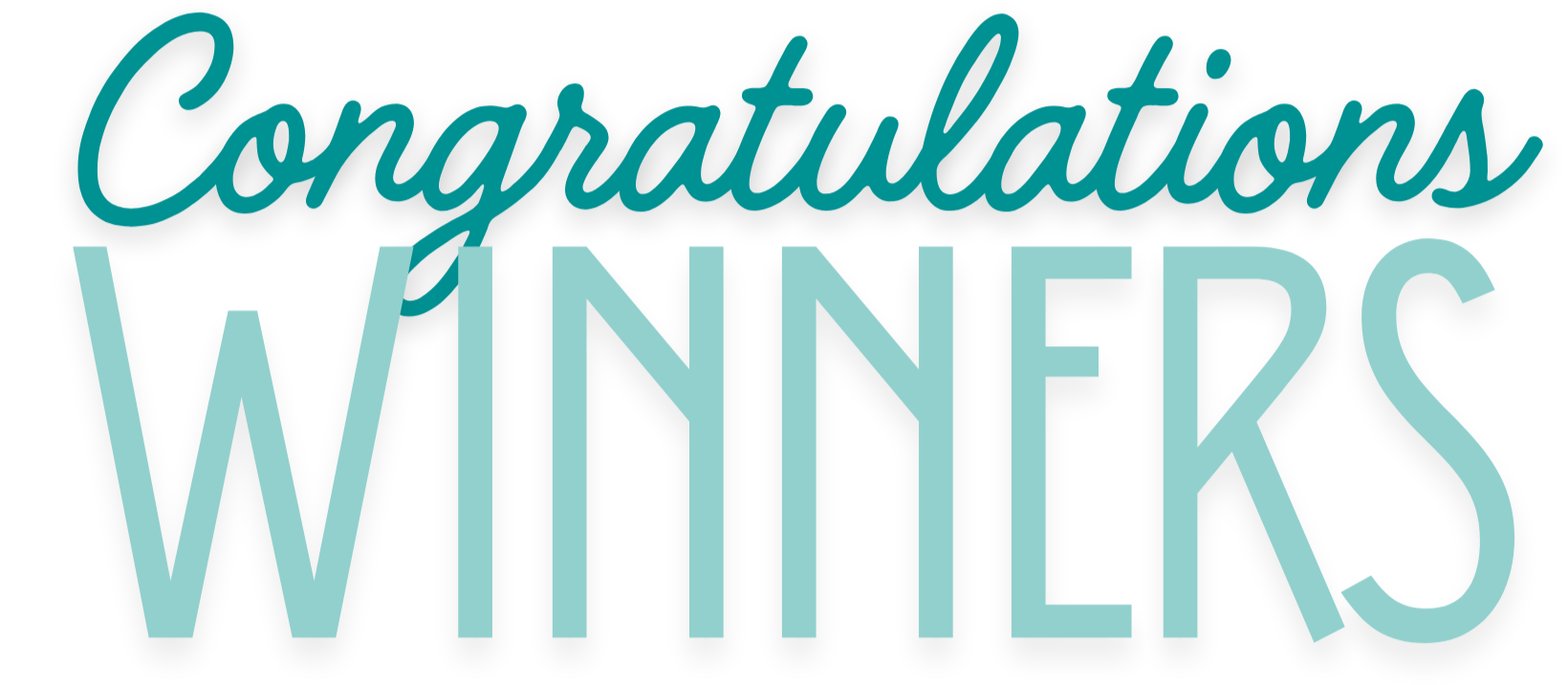 Congratulations Winners